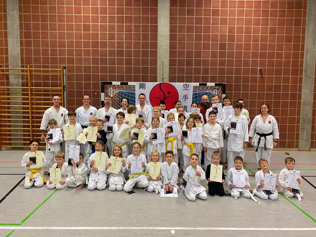 Gürtelprüfung im Dezember 2022